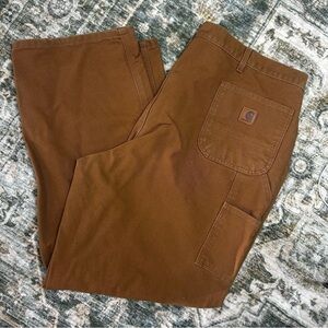 Carhartt‎ men's carpenter tan pants size 44x32 original loose fit